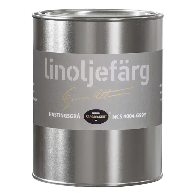 Linoljefärg Ottosson Hastingsgrå
