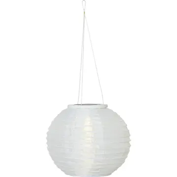 Solcellsdekoration Star Trading Festival 25 cm Vit