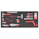 Verktygssats Teng Tools TKW37R525FC
