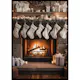 Poster Gallerix Christmas Socks By The Fireplace