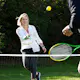 Utomhusspel Sunsport Outdoor Mini Tennis med Nät & Rack