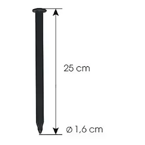 Ankarspik Jabo GardenEdge Plast 1,6x25 cm