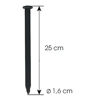 Ankarspik Jabo GardenEdge Plast 1,6x25 cm