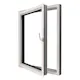 Sidohängt Fönster NorDan HelAlu 3-Glas Aluminium