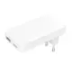 Laddare GEAR 220V 1xUSB-C+1xUSB-A PD/PPS 36W+QC 18W GaN