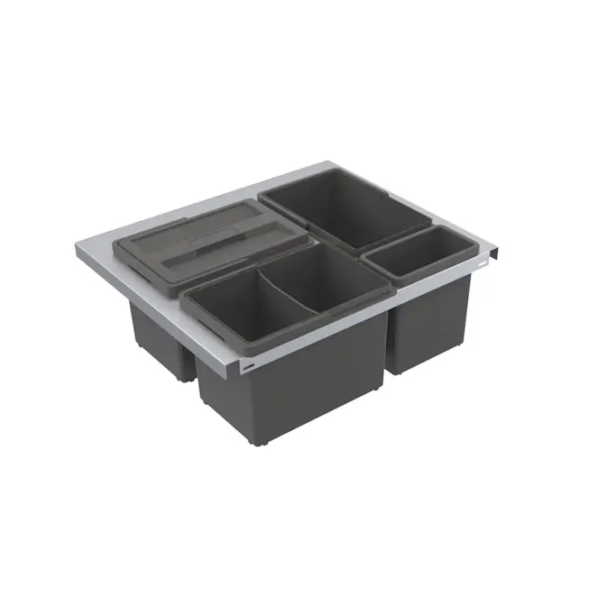 Källsorteringskärhållare Beslag Design Cube Smart 600