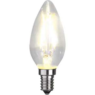 LED-lampa Star Trading Filament E14 C35 Klar 1,5W