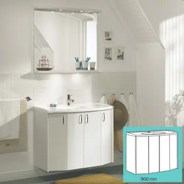 Möbelpaket Hafa Next Vision Vit