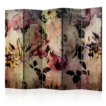 Rumsavdelare Skärmvägg Arkiio Nostalgia Flowers II 225x172 cm