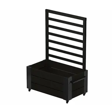 Blomlåda Cubic Med Spaljé