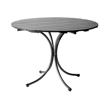 Utebord Varax Suvisaari Runt Trädgårdsbord i Trä & Aluminium