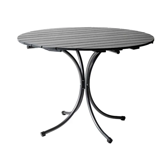 Utebord Varax Suvisaari Runt Trädgårdsbord i Trä & Aluminium