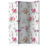 Rumsavdelare Skärmvägg Arkiio Origami Dinosaurs 135x172 cm