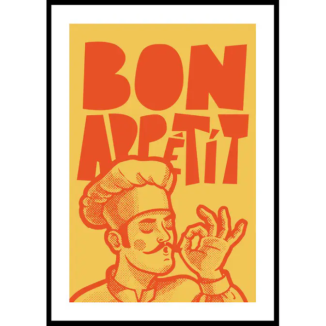 Poster Gallerix Chefs Bon Appetit