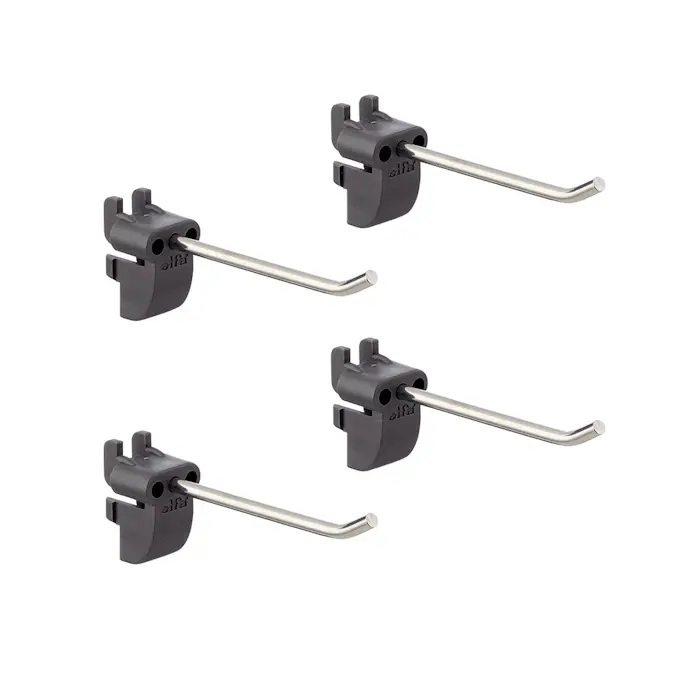 Krok Elfa Garage+ Lång Rak 4-pack