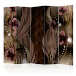 Rumsavdelare Skärmvägg Arkiio Burgundy Pansies II 225x172 cm