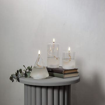 Ljuslykta Star Trading Flamme Float 17,5 cm