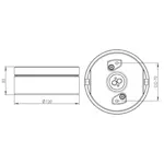 Vägg-/Taklampa Ifö Electric Cool 6-13W Gx5,3 IP23
