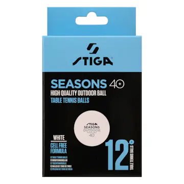 Pingisboll Stiga Sports Seasons White 12-Pack