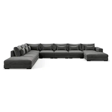 U-modulsoffa Bloomington Dubai Large med Divan Sammet