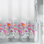 Duschdraperi Spirella Abella Grey/Pink 180X200