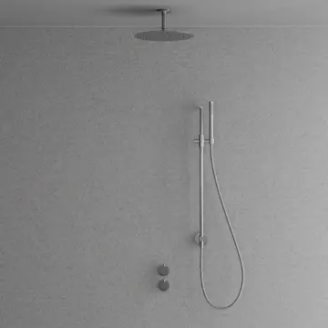 Takduschset Scandtap Steel Harmonized 5Y för Inbyggnad