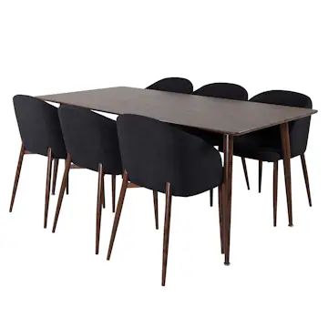 Matgrupp Venture Home Pobbie med 6 Archie Stolar Polyestertyg