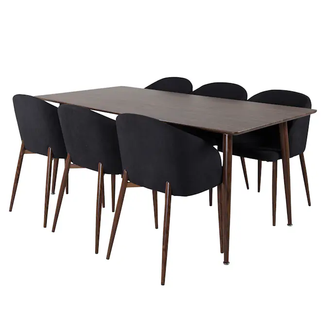 Matgrupp Venture Home Pobbie med 6 Archie Stolar Polyestertyg