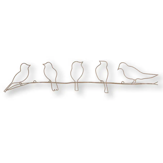 Metallkonst Art for the Home Fåglar