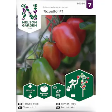 Frö Nelson Garden Tomat Hög Ravello F1