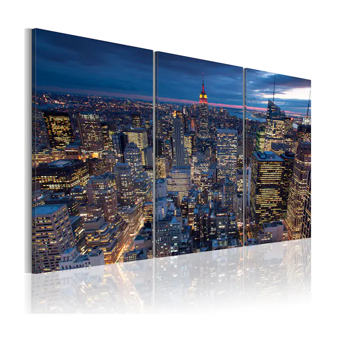 Tavla Arkiio Vy Från Ovan NYC