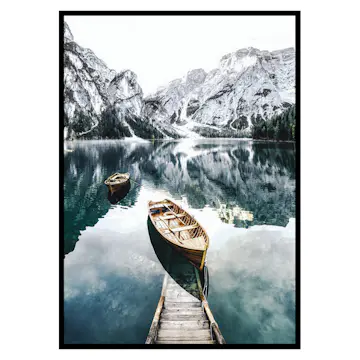 Poster Gallerix Braies Lake No2