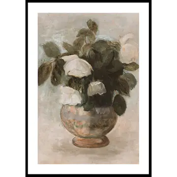 Poster Gallerix Białe Róże By Tadeusz Makowski