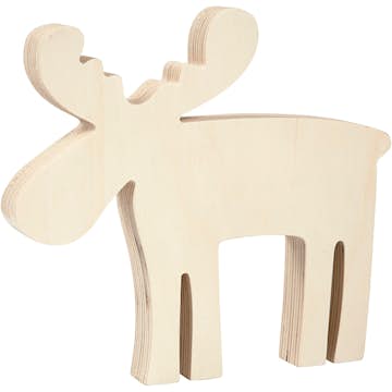 Figurer Creativ Company Älg Stl 15x14 cm Tjocklek 16 mm 1 st