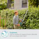 Häcksax Gardena ComfortCut 60/18V P4A Komplett (2,5Ah batteri + standardladdare)