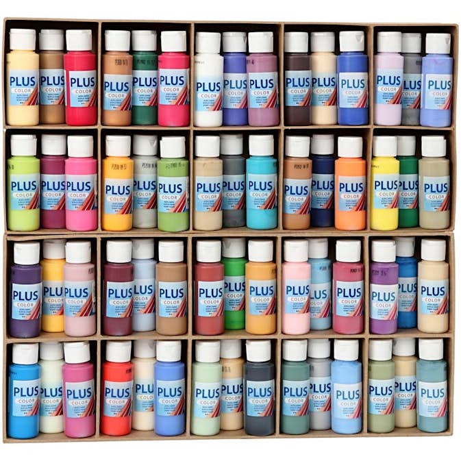 Hobbyfärg Creativ Company Plus Color Mixade Färger 60x60 ml/1 Förp