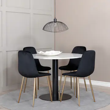 Matgrupp Venture Home Razzia med 4 Polar stolar