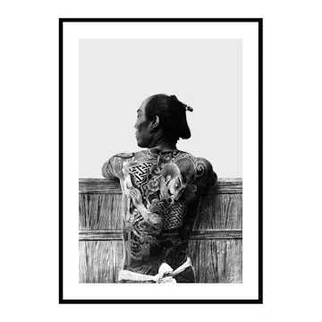 Poster Gallerix Man With Tattoo By Kusakabe Kimbei