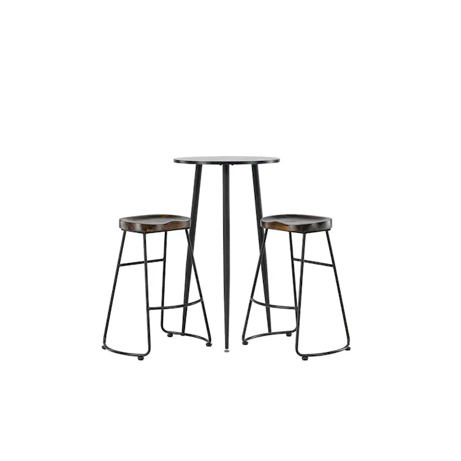 Matgrupp Venture Home Plaza Ø60 cm med 2 st Ozark stolar