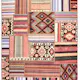 Persisk Patchworkmatta Arkiio 751569 Flerfärgad 156x205