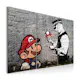 Tavla Arkiio Super Mario Mushroom Cop By Banksy