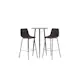 Matgrupp Venture Home Plaza Ø60 cm med 2 st Alexi stolar