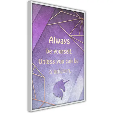 Poster Artgeist Affisch Be Yourself