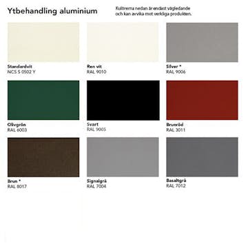 Färgtillval Outline Utsida Alu