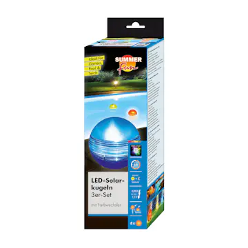 Solcellsbelysning Planet Pool Flerfärgad Poollampa 3-pack