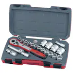 Hylsnyckelsats med 1/2 fyrkantsfäste Teng Tools T1221-6