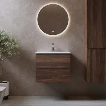 Tvättställsskåp Bathlife Eufori med Tvättställ och Spegel Skina