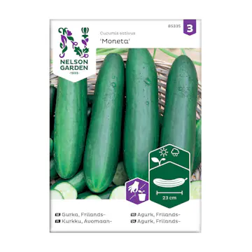 Frö Frilandsgurka Nelson Garden Moneta