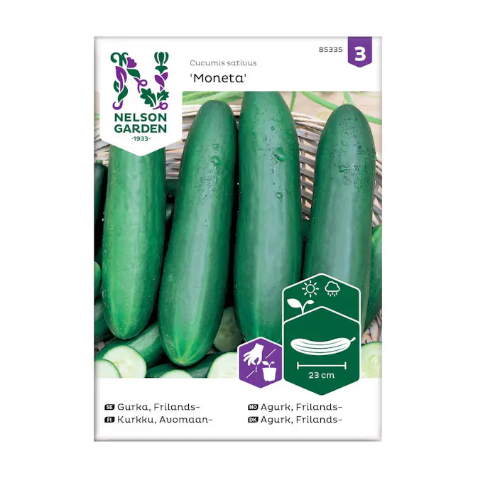 Frö Frilandsgurka Nelson Garden Moneta