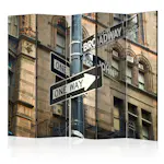 Rumsavdelare Skärmvägg Arkiio All Roads Lead To Broadway II 225x172 cm